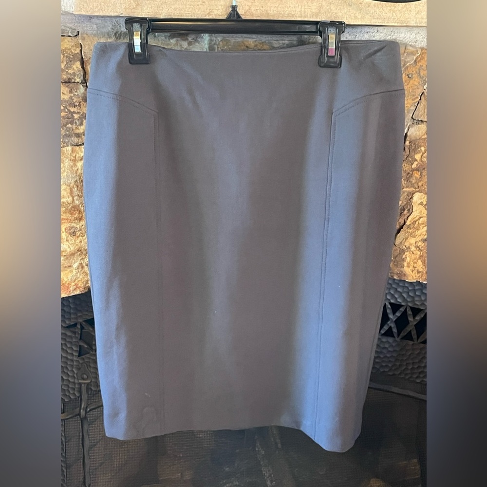 Halogen Women's Size 12 Gray Pencil Skirt NWT Tailored Knee Length Career